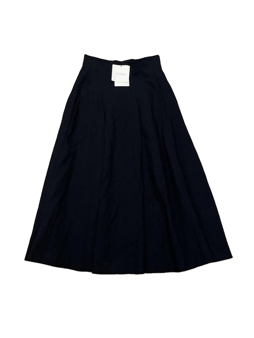 BLENHEIM Long/Maxi Length BLACK Pleated A-Line Skirt NWT Size Medium